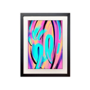 Abstracto Rosa y Melón I