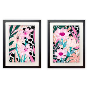 Dúo Flores Rosadas II